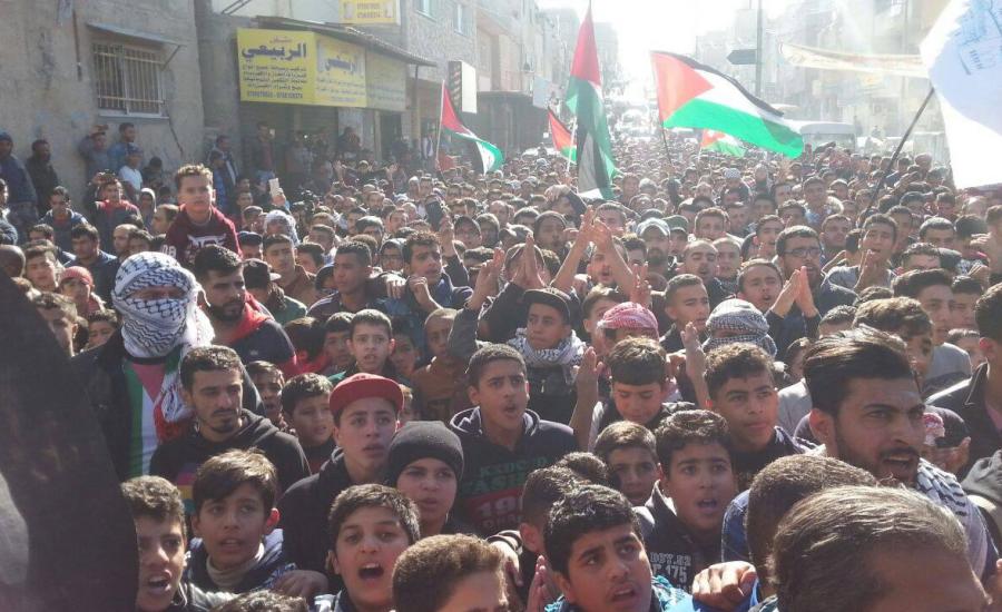 مسيرات حاشدة في الاردن دعما لفلسطين 