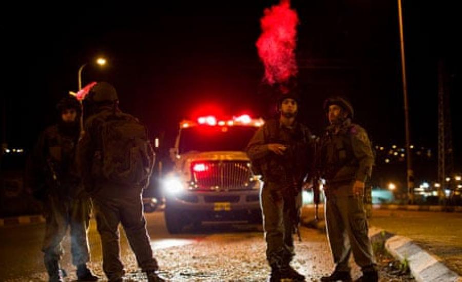 اطلاق النار على شاب فلسطيني على حاجز حوارة 