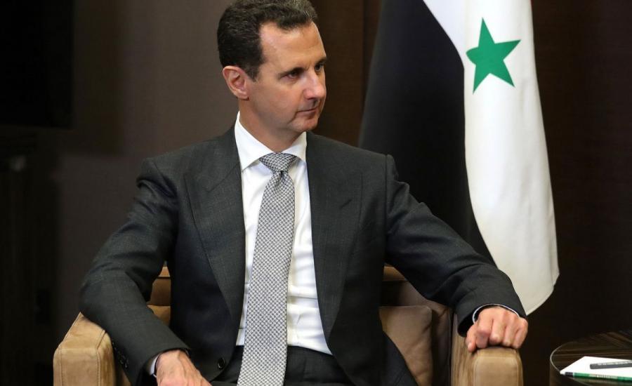 بشار الأسد وقاسم سليماني 