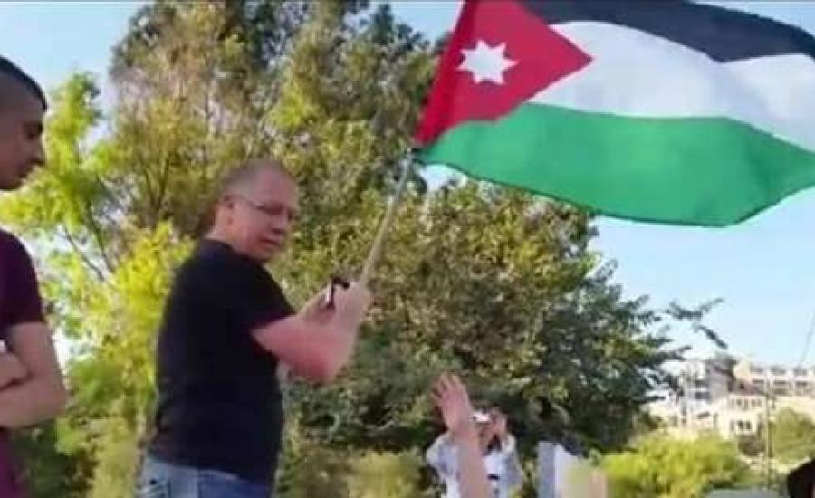 اعتقال ناشط رفع العلم الاردني في القدس 
