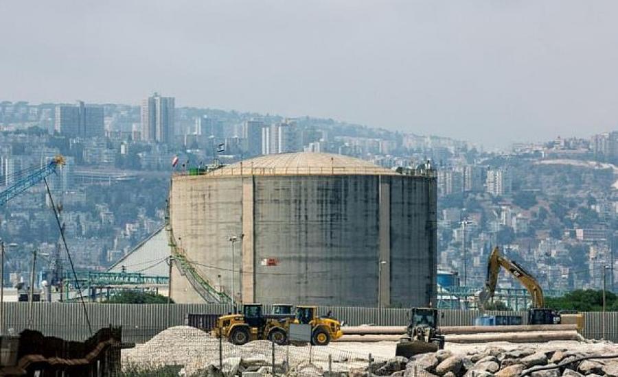 .اسرائيل تغلق خزانات الأمونيا في "حيفا " 