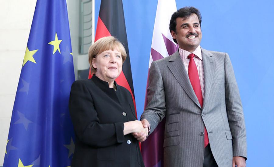 امير قطر في المانيا 