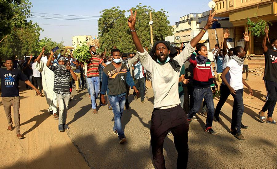 التظاهرات في السودان 