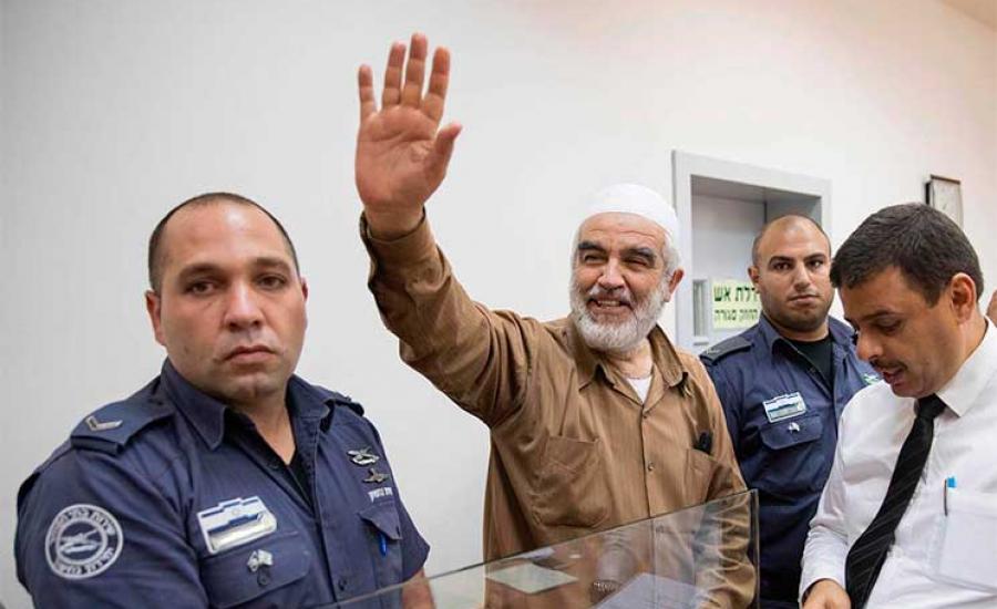 تمديد اعتقال الشيخ رائد صلاح حتى الخميس تمهيداً لتقديم لائحة اتهام بحقه