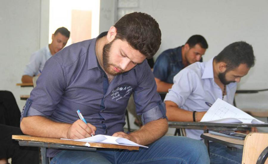امتحان الشامل في الضفة الغربية وغزة 