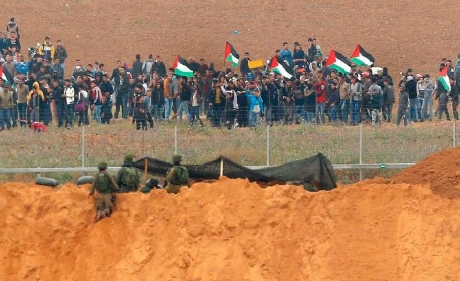  جيش الاحتلال يلقي منشورات تهديدية على حدود غزة