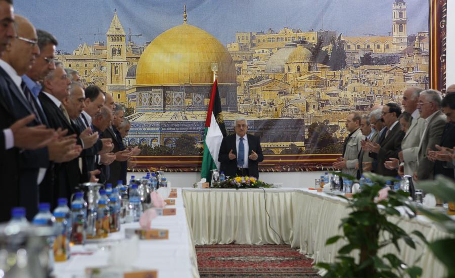 اجتماع القيادة الفلسطينية 