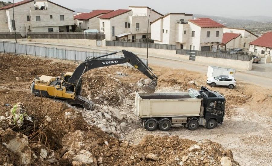 بناء مستوطنة جديدة شمال رام الله 