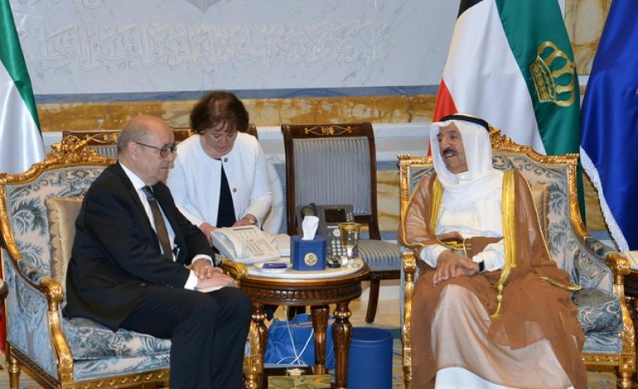 وزير الخارجية الفرنسي في الكويت 