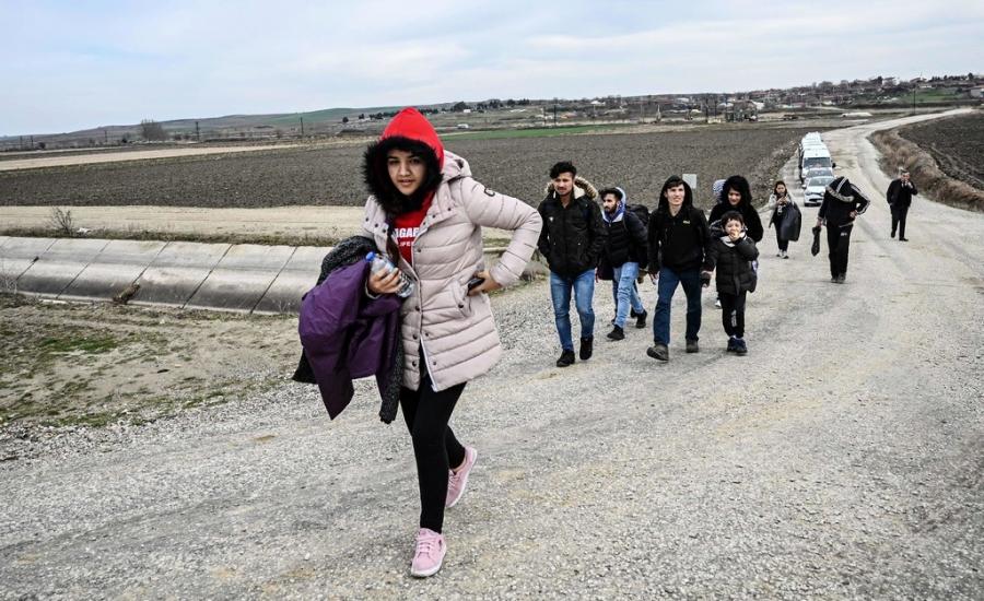 اليونان واللاجئيين السوريين القادمين من تركيا 