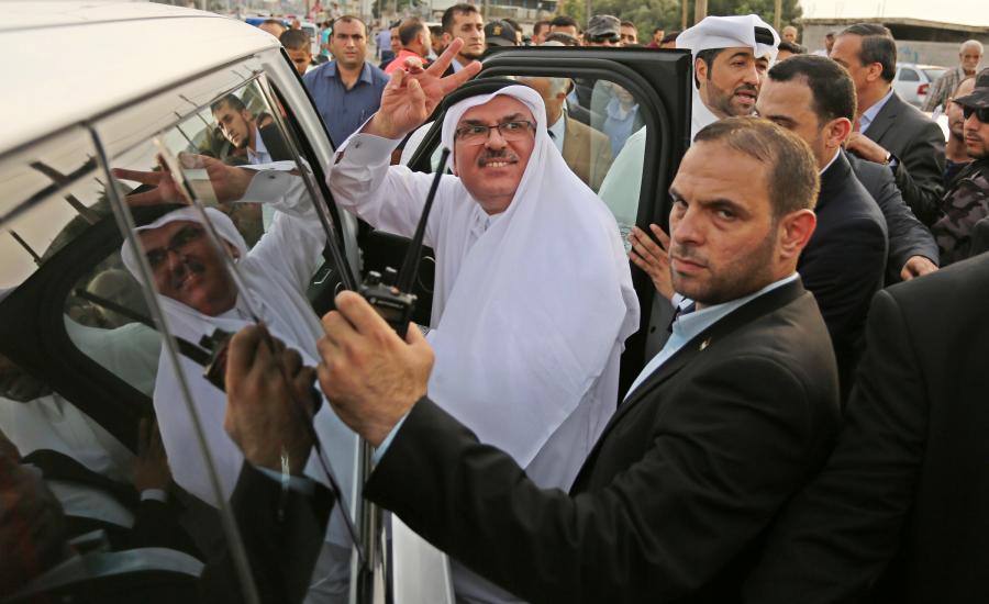 السفير القطري في  غزة 