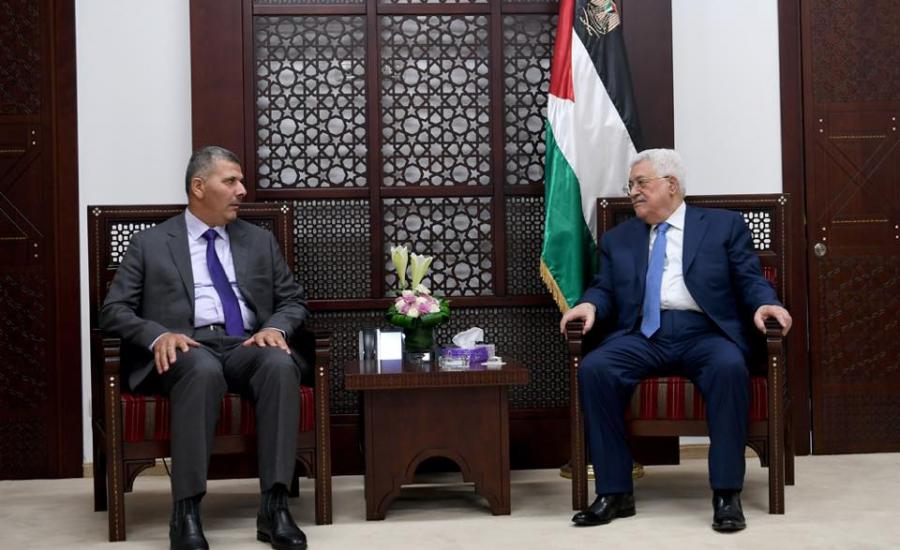 لقاء بين الرئيس عباس ووفد من حركة حماس 