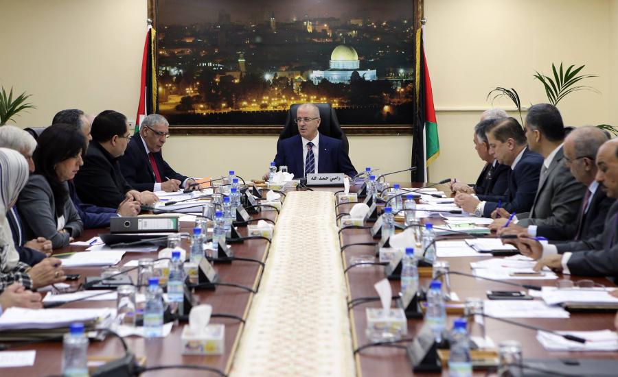 مجلس الوزراء : يثمن التنسيق الفلسطيني الأردني المصري عشية زيارة الوفد الأمريكي