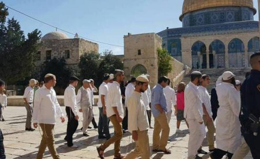 المستوطنون يقتحمون المسجد الأقصى المبارك 