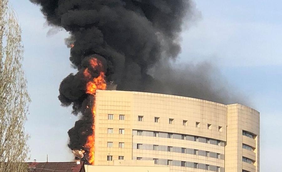 حريق مستشفى في تقسيم باسطنبول التركية 