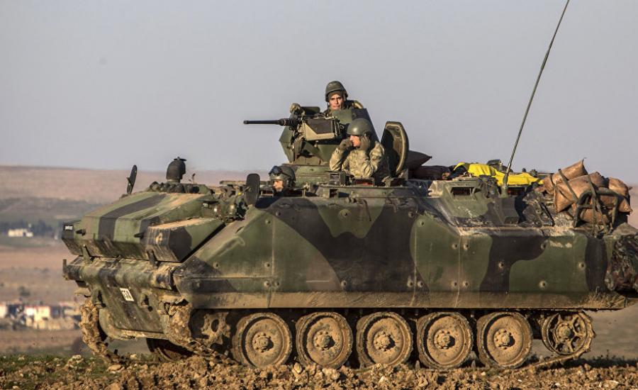 القوات التركية في عفرين السورية 