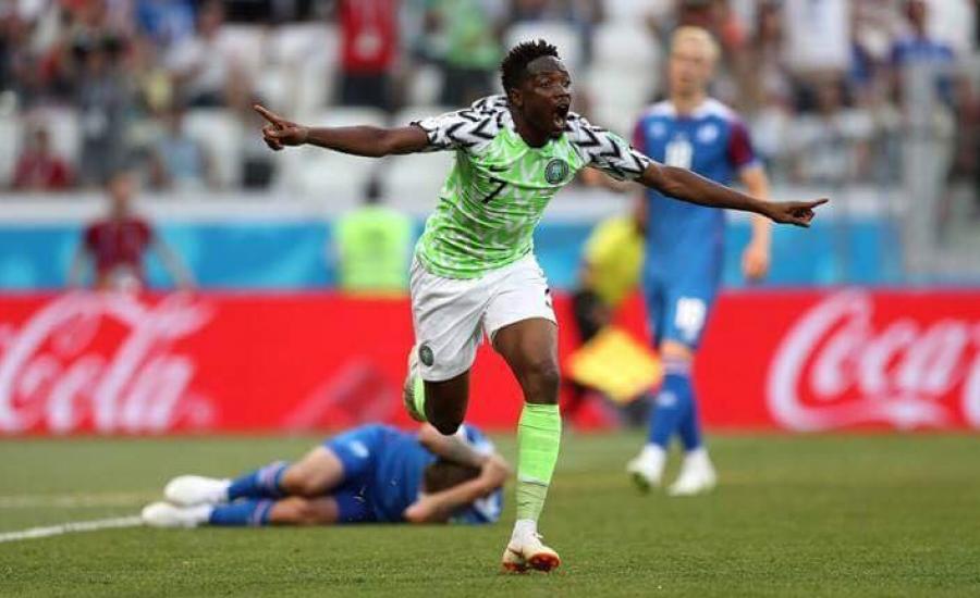 نيجيريا تنعش آمال الأرجنتين بفوزها بثنائية في أيسلندا
