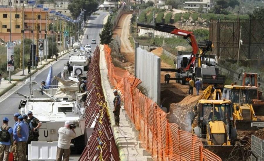 الجدار بين اسرائيل ولبنان 