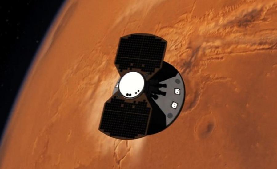 مركبة فضائية تهبط على المريخ 