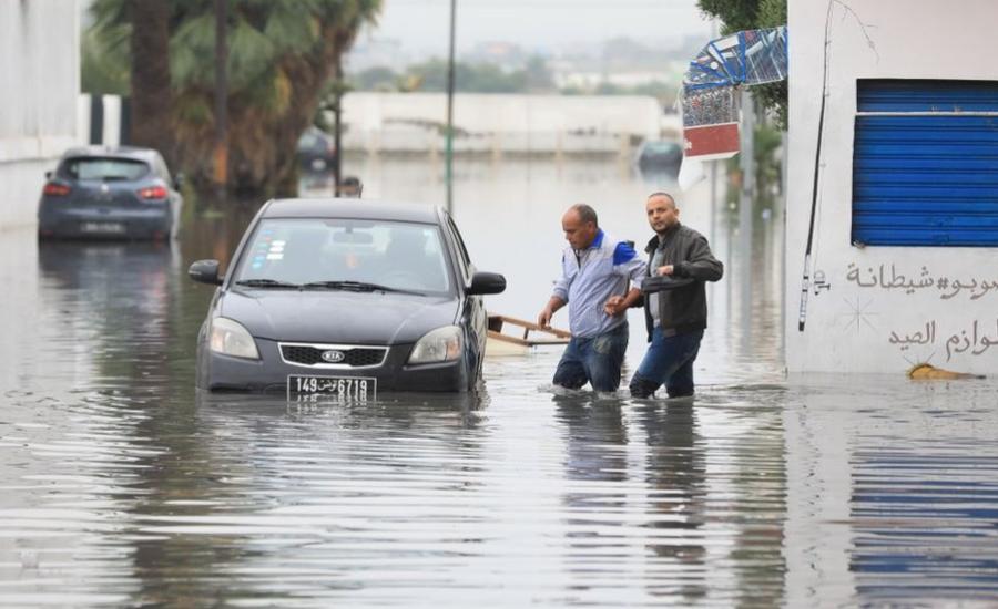 فيضانات تونس 