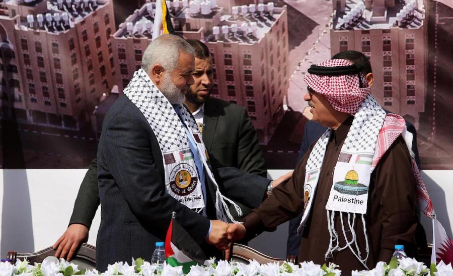 السفير القطري في غزة 