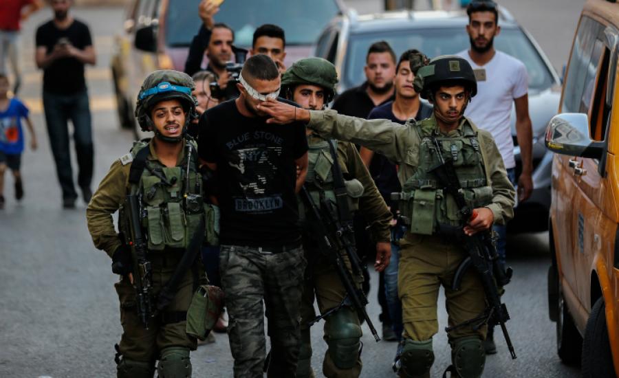 اعتقال فلسطينيين خلال فترة الانتخابات الاسرائيلية 