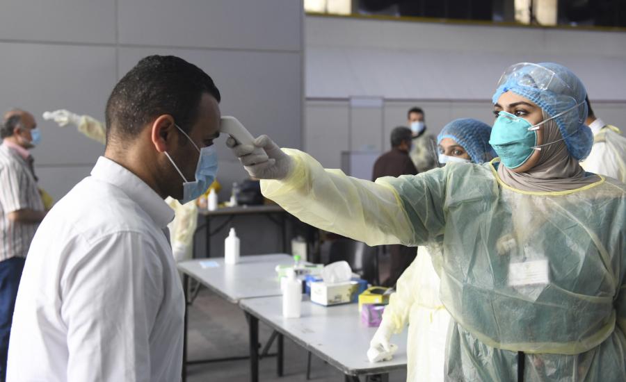 اصابات بفيروس كورونا في العالم العربي 