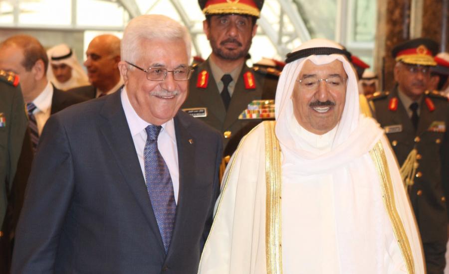 الرئيس عباس في الكويت 