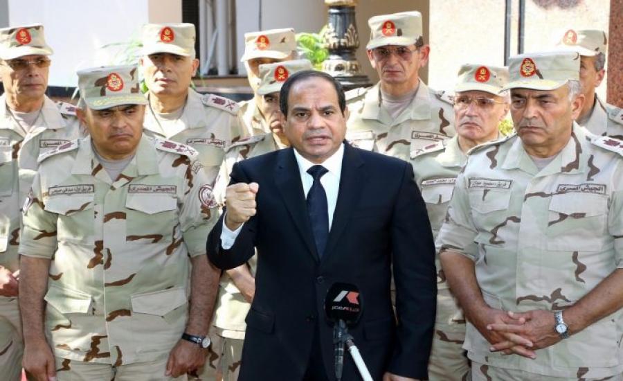 السيسي والجيش المصري 