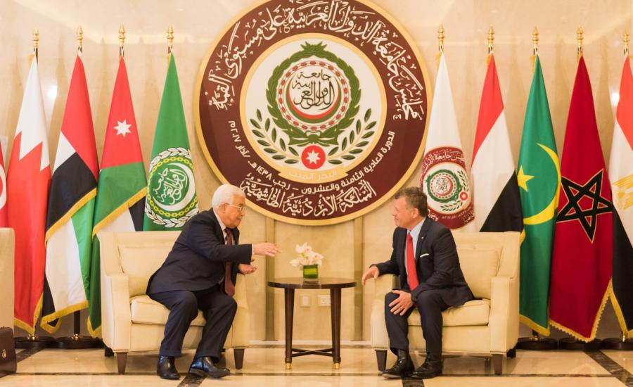 مشاركة عباس في القمة العربية 