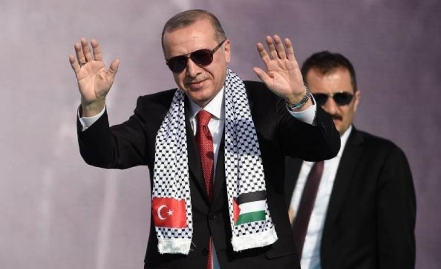 اردوغان واقامة دولة فلسطينية