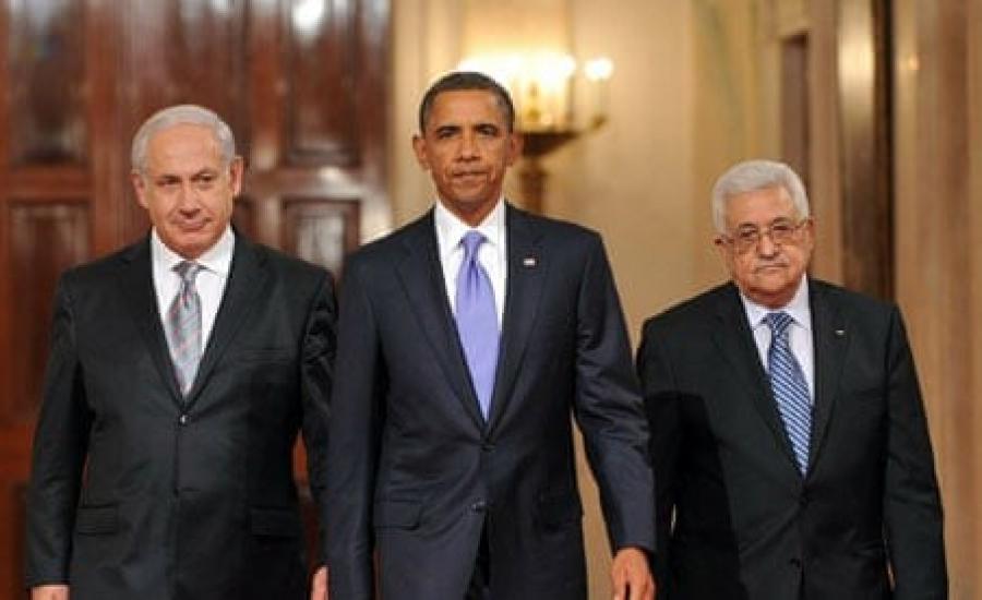 عباس واوباما ونتنياهو