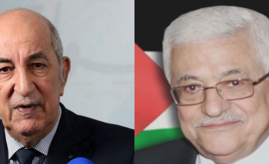 عباس والرئيس الجزائري