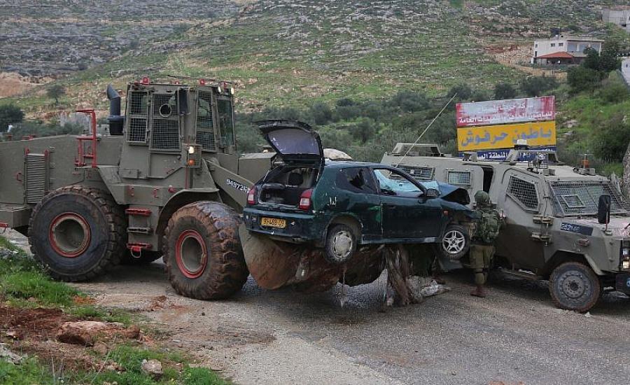 الاعتداءات الاسرائيلية في الضفة الغربية