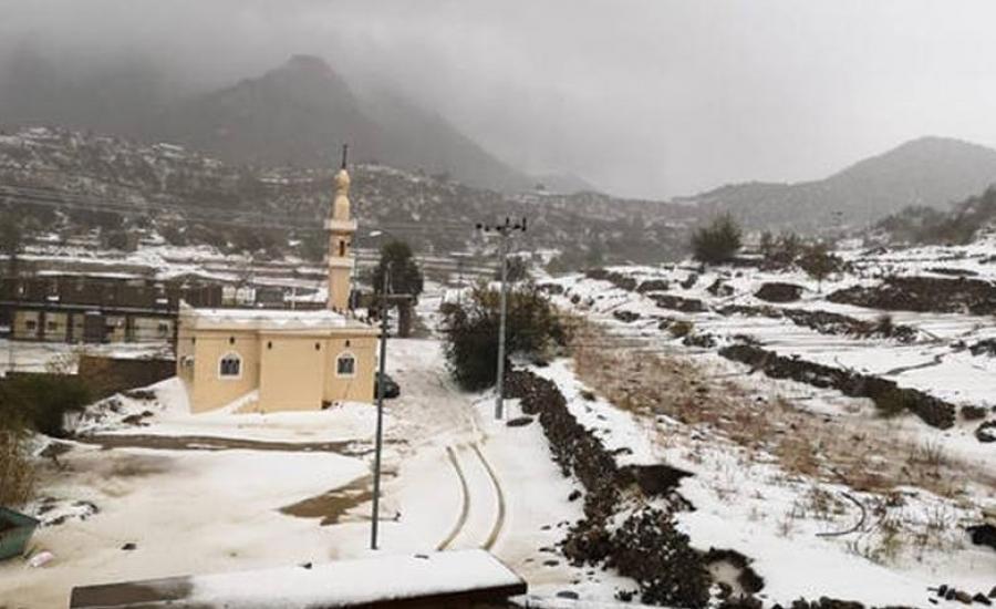 الثلوج في السعودية