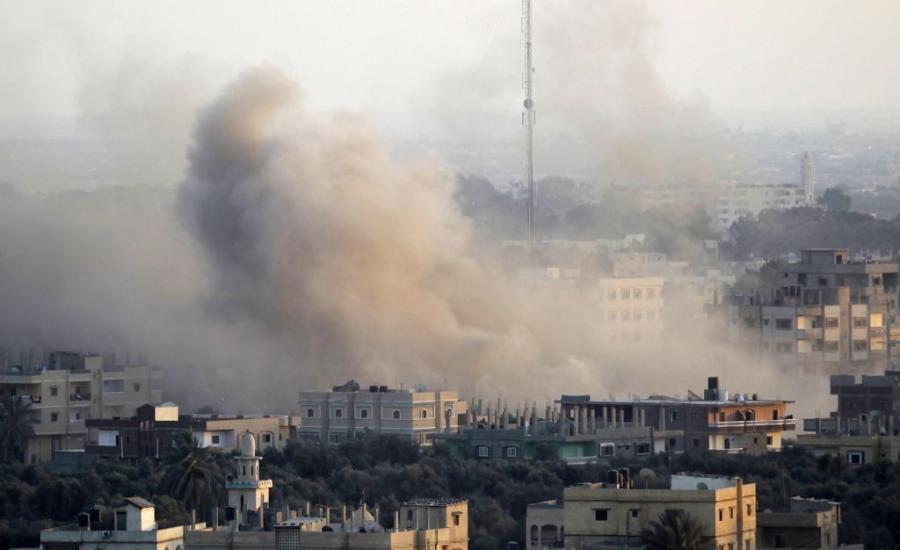 انفجار عرضي في غزة