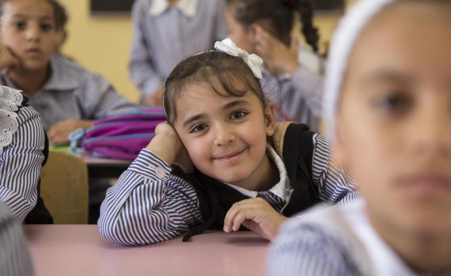 اعادة فتح المدارس في فلسطين