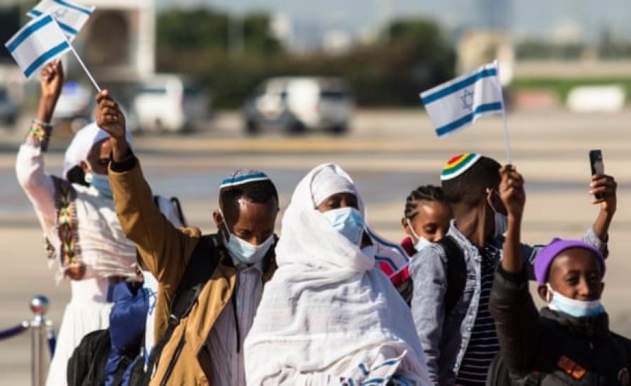 مهاجرون يهود الى فلسطين