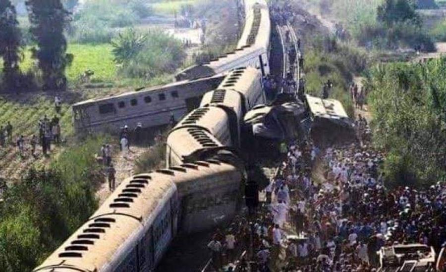 وفيات بتصادم قطارات في مصر