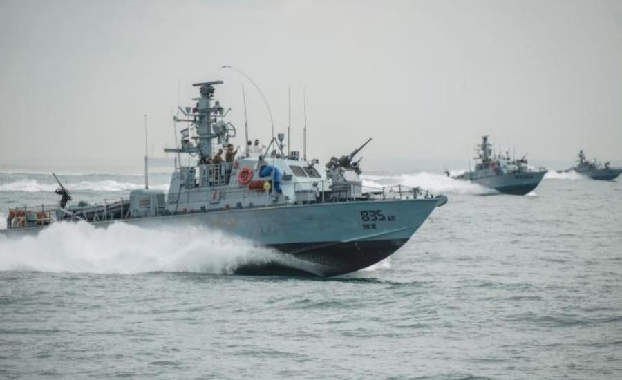 البحرية الاسرائيلية ومدينة غزة