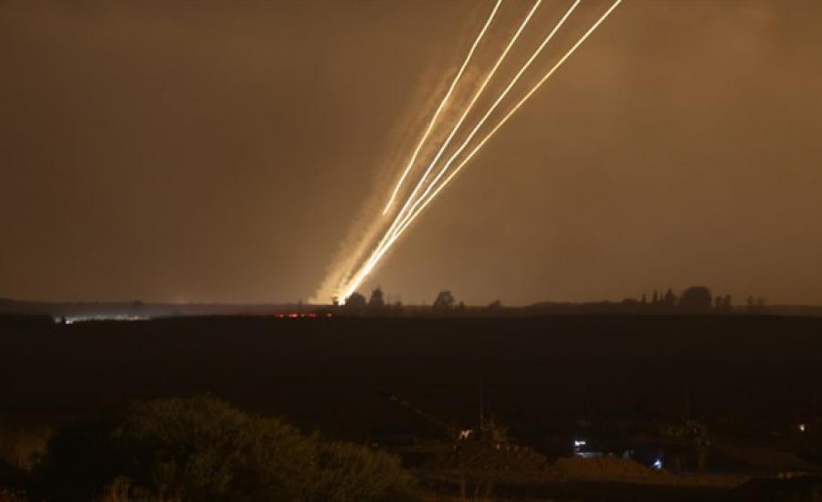 اطلاق صواريخ من قطاع غزة صوب اشكول