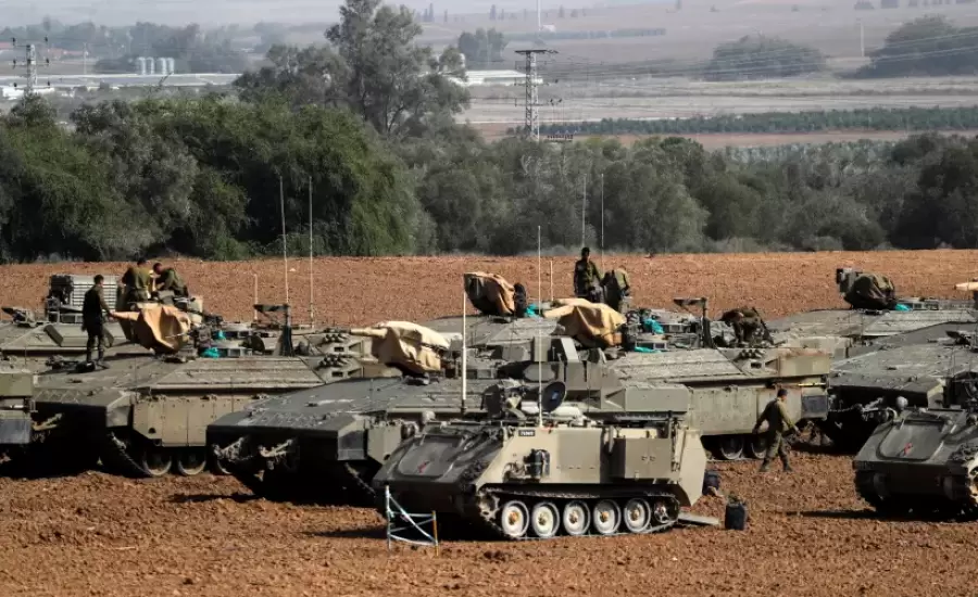 آليات عسكرية اسرائيلية في قطاع غزة