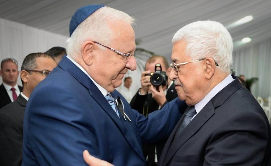 الرئيس الاسرائيلي والرئيس الفلسطيني