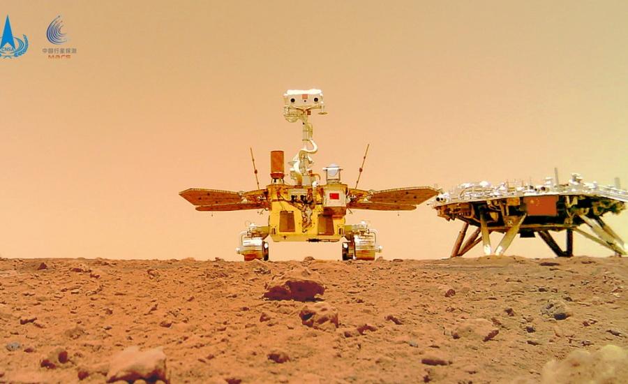 الروبوت الصيني في المريخ