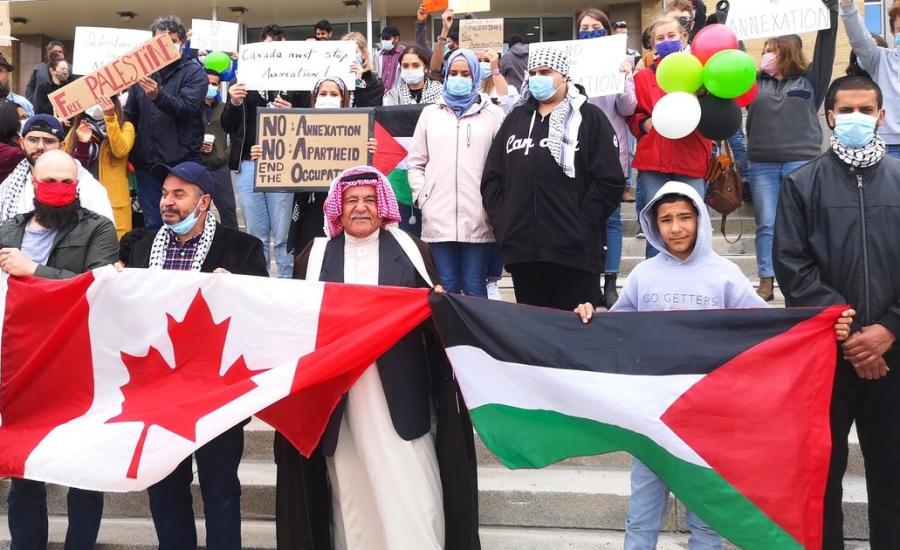 تظاهرات في كندا