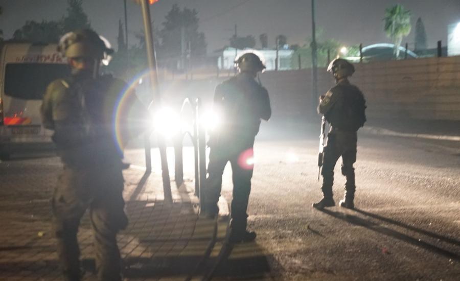 اشتباك مسلح بين الجيش الاسرائيلي  والامن الفلسطيني في جنين