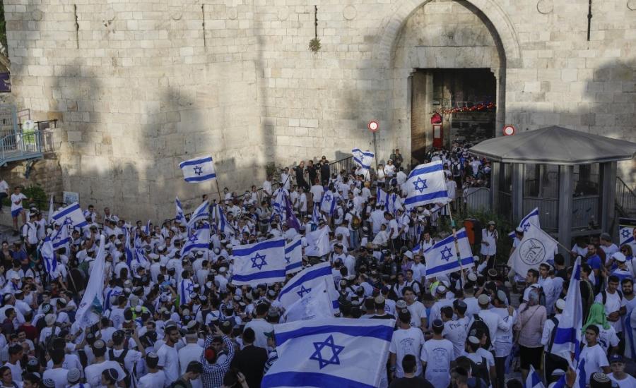 مسيرة الاعلام في القدس