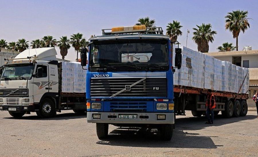 ادخال السلع الى قطاع غزة