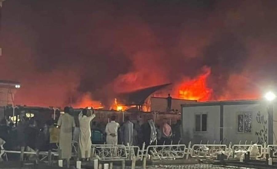 مصرع عراقيين بحريق في مستشفى للعزل