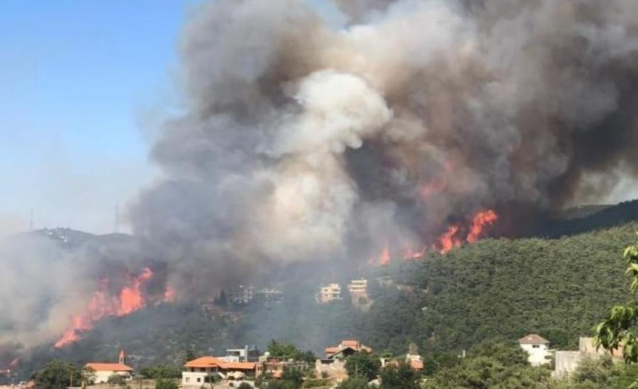 حرائق في لبنان